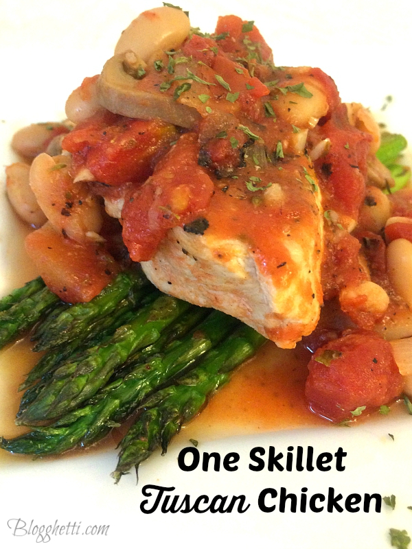 One Skillet Tuscan Chicken