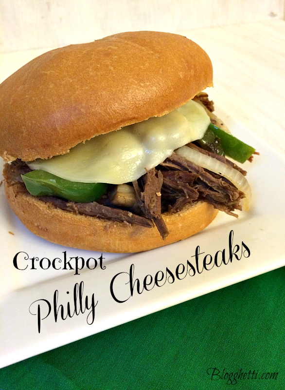 Crockpot Philly Cheesesteaks