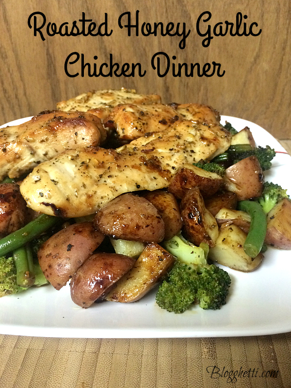 Roasted Honey Dijon Garlic Chicken & Vegetables