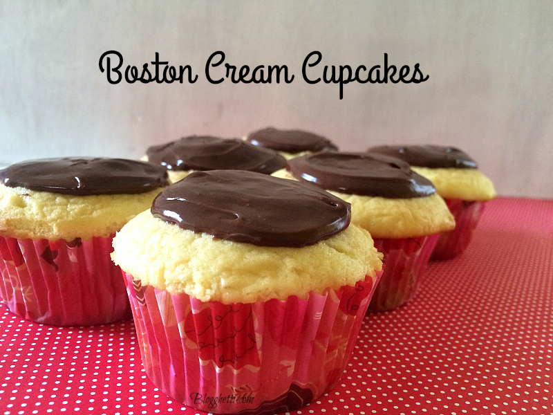 Boston Cream Cupcakes