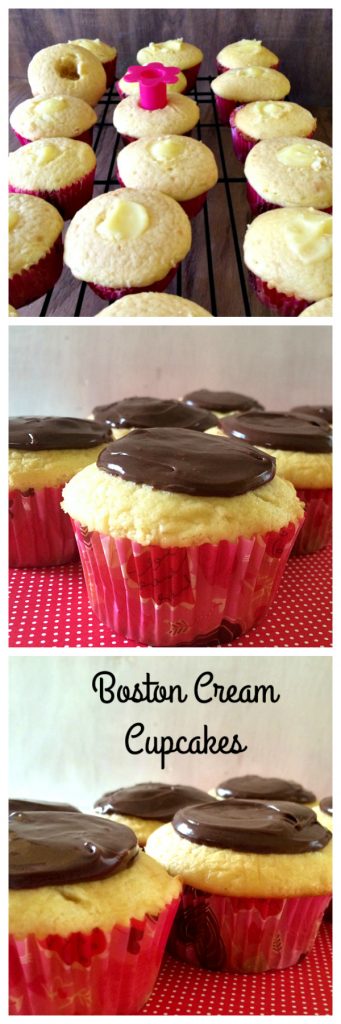 Boston Cream Cupcakes