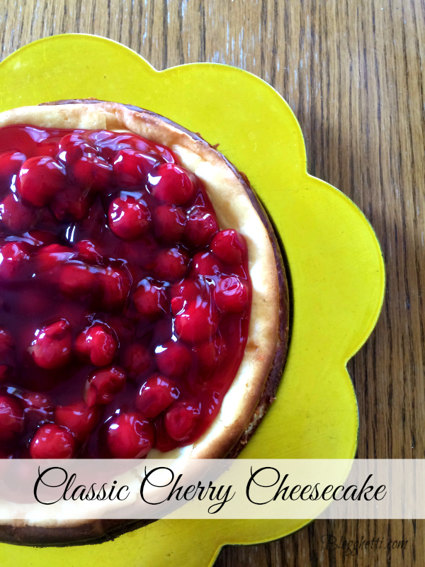 Easy Classic Cherry Cheesecake