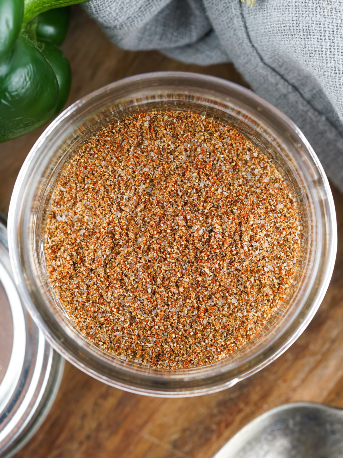 homemade fajita seasoning in mason jar