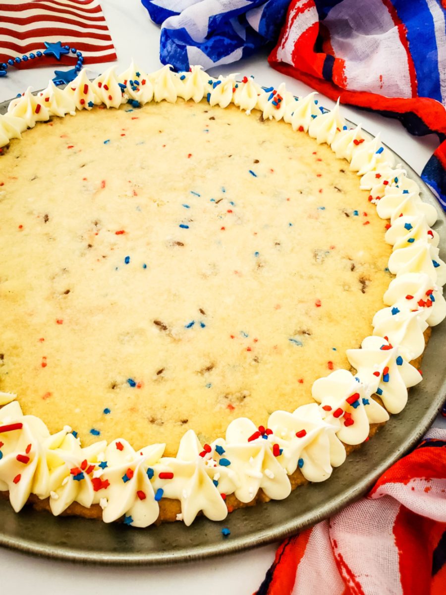patriotic cookie cake