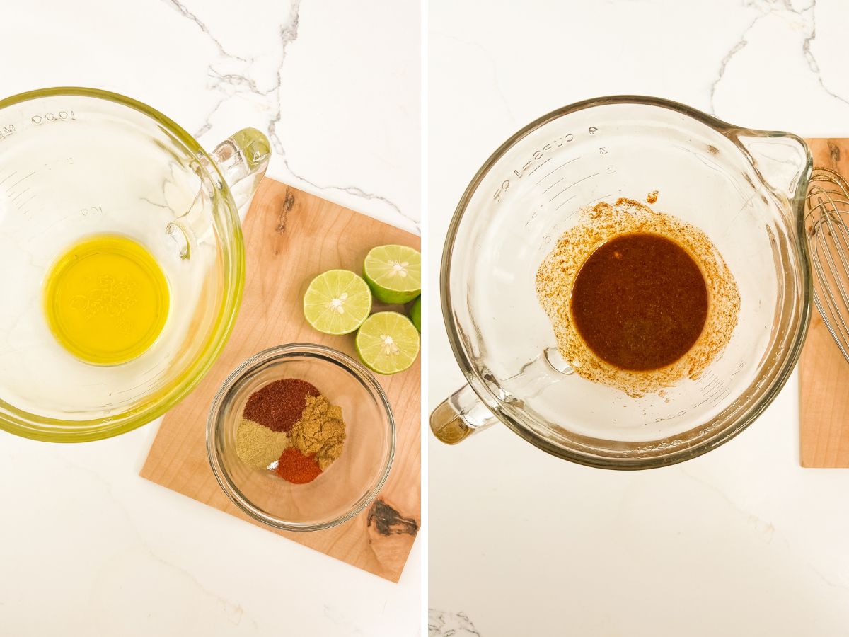ingredients for chicken marinade