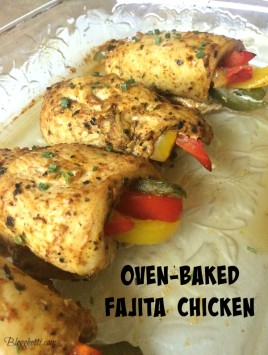 Oven-Baked Fajita Chicken