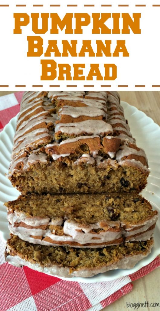 I decided to make this simple and delicious Pumpkin Banana Bread. It combines my two favorite sweet breads with a spiced glazed that deepens the flavors of the bread. 