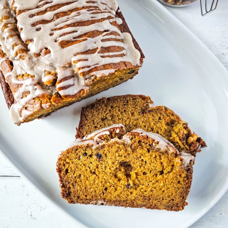 feature image for pumpkin with banana bread