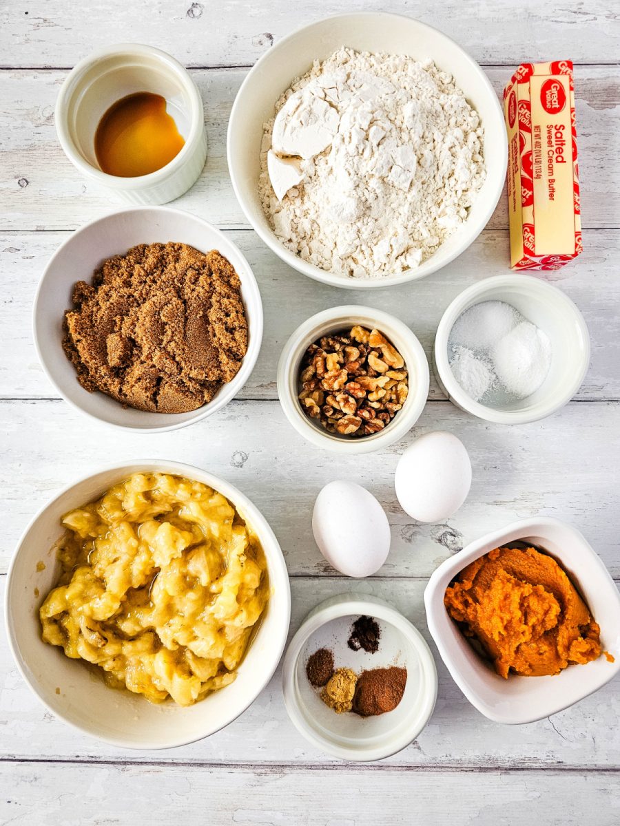 ingredients for quick bread