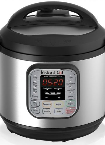 Have you gotten on board with the newest of the pressure cookers, the Insta Pot? Sometimes it can be hard to plan ahead and think about food when we're in the grips of a deadline, and take-out containers seem more appealing than slogging away in the kitchen when you've come home from work. However, there is a way you can get stuff done and have a healthy, delicious dinner at the same time. Dinner can be on the table in one hour or less and clean up is a cinch, too! (Image Source Amazon.com)
