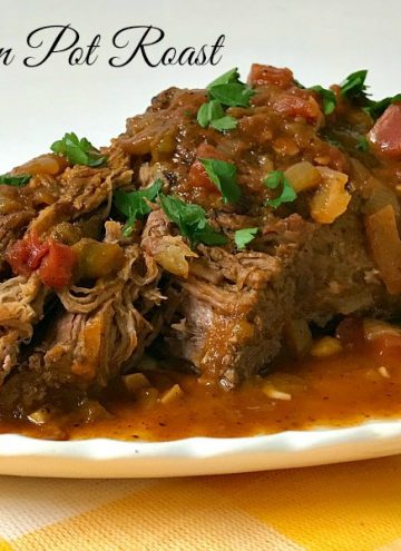 This incredibly moist Mexican Pot Roast is full of the spicy flavors that your family will sure to love. If you have leftovers, the beef can be shredded and used in tacos, burritos, and more!