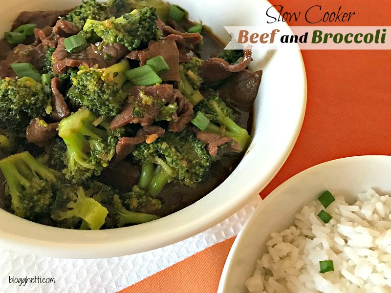 Slow Cooker Beef and Broccoli