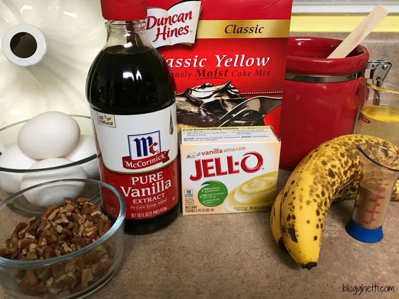 Banana Streusel Cake with Homemade Cream Cheese Frosting