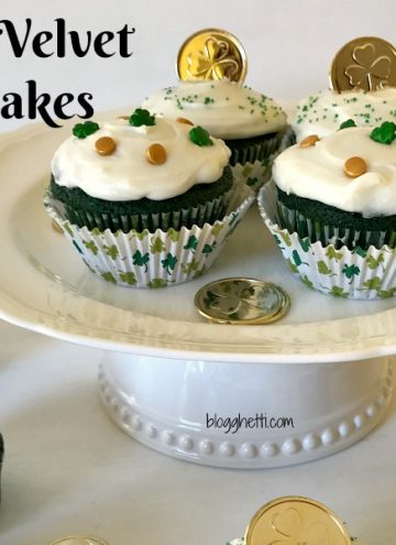 A green twist on the the classic red velvet, these Green Velvet Cupcakes with a homemade cream cheese frosting are perfect for your St. Patrick's Day celebrations. The cupcakes are made from scratch with a no-fail cake recipe.