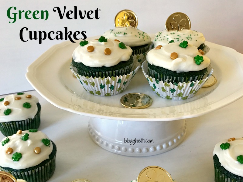 Green Velvet Cupcakes