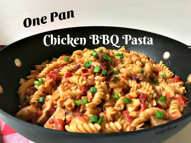 One Pan Chicken BBQ Pasta