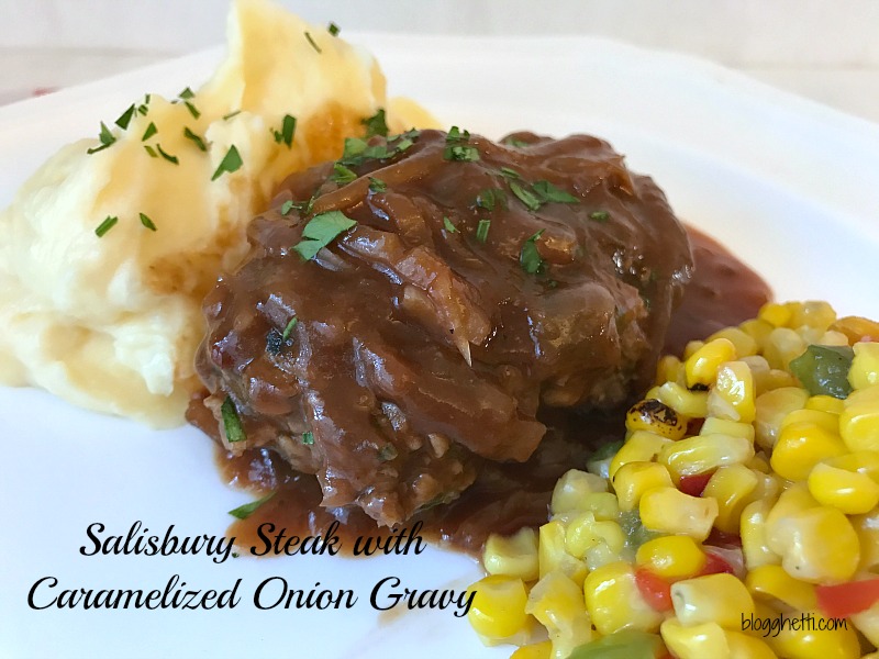 This savory Salisbury Steak with Caramelized Onion Gravy is a made-from-scratch recipe that is pure comfort food heaven. Pour that delicious gravy over mashed potatoes and your taste-buds will thank you.