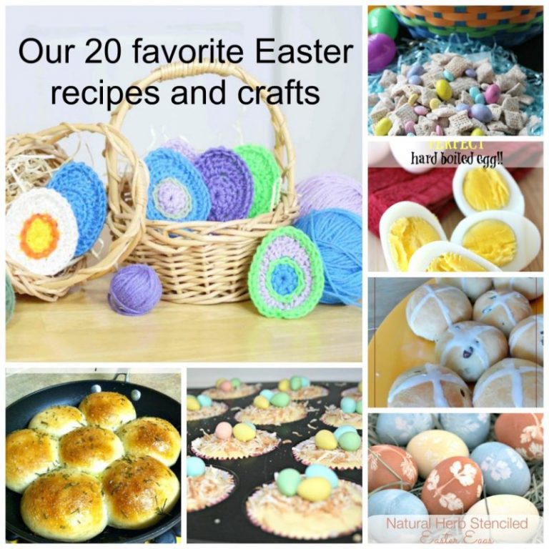 20 Favorite Easter Recipes and Crafts from the Happiness is Homemade Hosts
