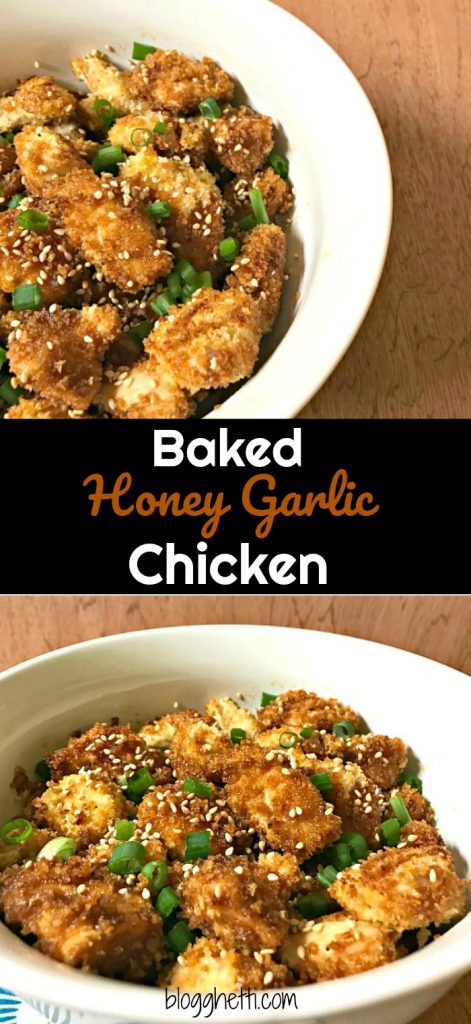 Baked Honey Garlic Chicken