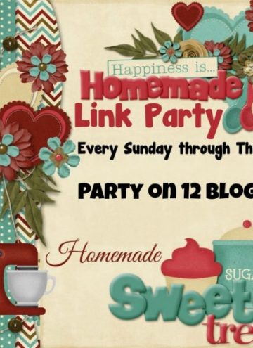 Happiness is Homemade Link Party 189. A place to share great DIY, crafts, home decor, holiday inspiration, recipes and get wonderful ideas for your home.