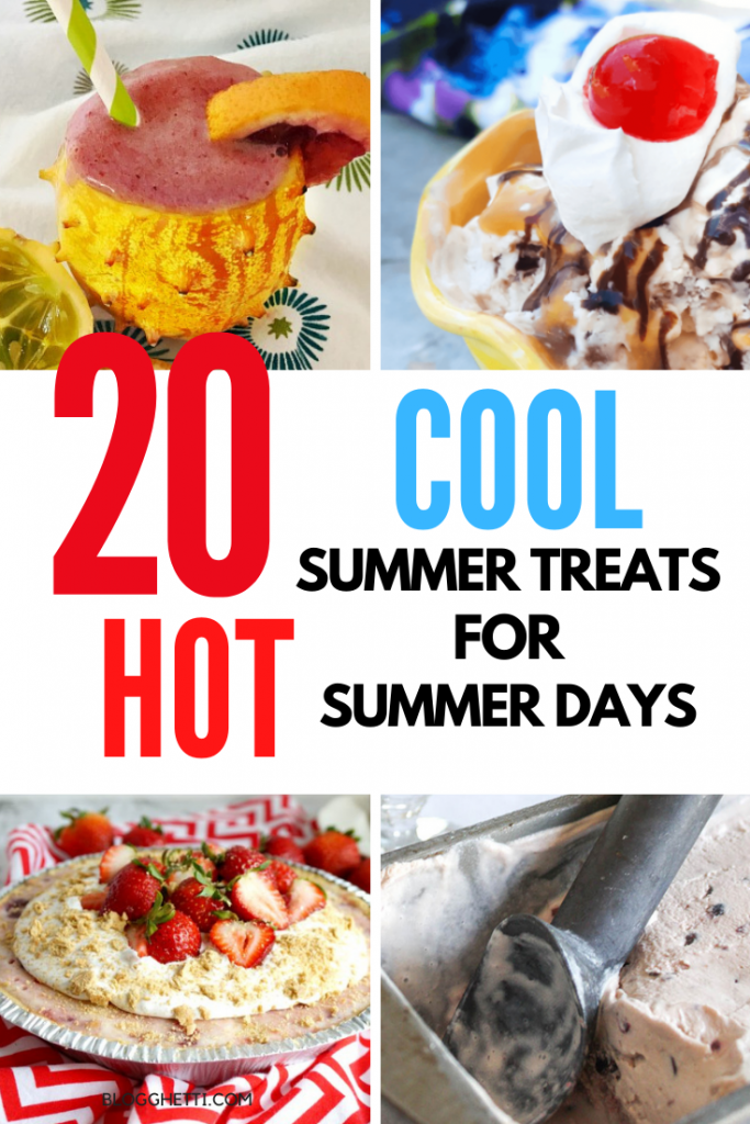 20 COOL summer treats for hot days collage