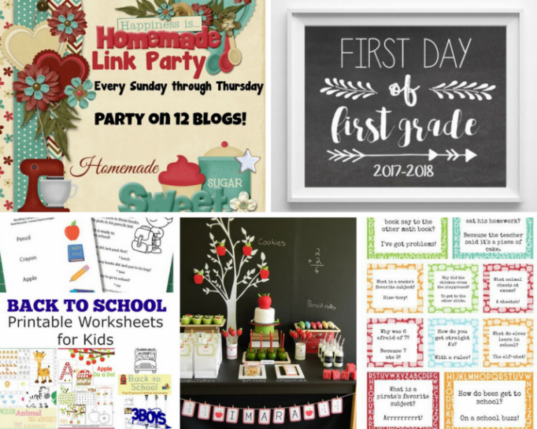 Happiness is Homemade:  Back to School Ideas