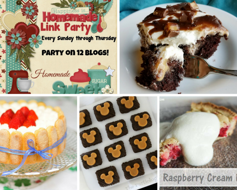 Welcome back to this week's Happiness is Homemade Link Party! This week's link party is all about  summertime desserts! From easy-to-make poke cakes to classic