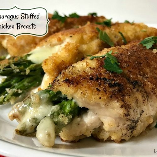 Asparagus Stuffed Chicken Rolls