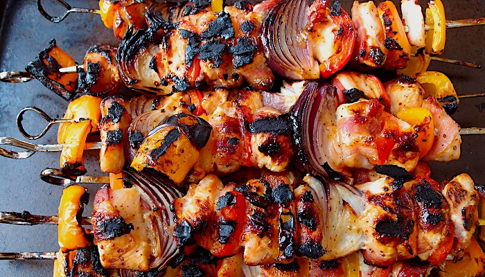 When it's too hot to heat up the kitchen, or when you just want to turn ordinary barbecued chicken into something special, this recipe will do the job beautifully.