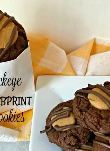 Buckeye Thumbprint Cookies