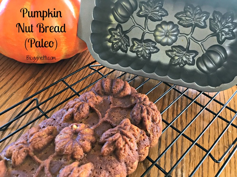 Paleo Pumpkin Nut Bread