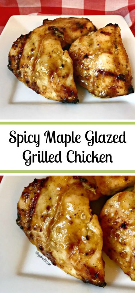 The tangy-sweet flavor combination in this Spicy Maple Glazed Grilled Chicken is pure deliciousness and is ready in less than 20 minutes.