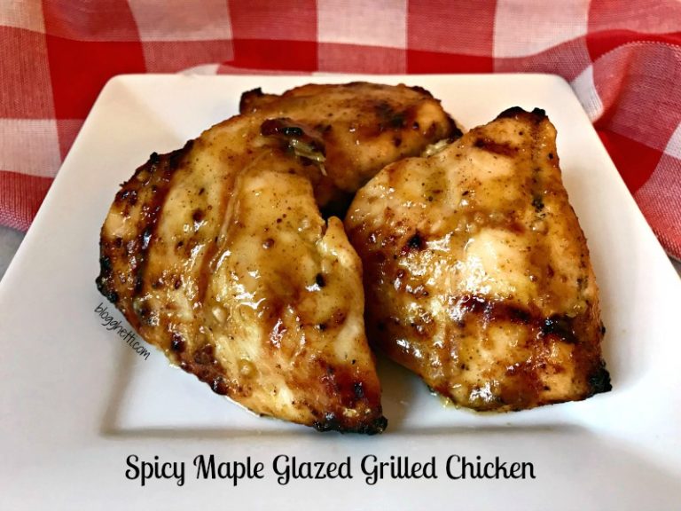 Spicy Maple Glazed Grilled Chicken