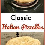 Classic Italian Pizzelles are delicate, thin, crisp, and wafer-like cookies. They are lightly sweet with plenty of the traditional anise flavor but vanilla pizzelles are just as delicious, if you're not a fan of anise.