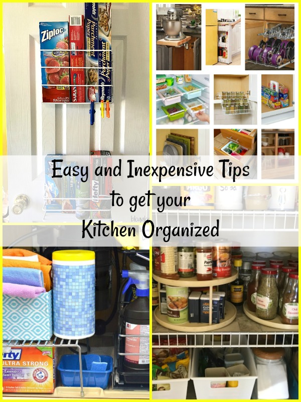 What makes your kitchen great isn't how large it is or the fancy appliances, it's all about organization. Here are a few easy and affordable tips to organize your kitchen so that you can love getting in there and cooking.