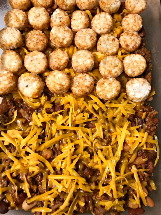 casserole prep for tator tot sloppy joe casserole