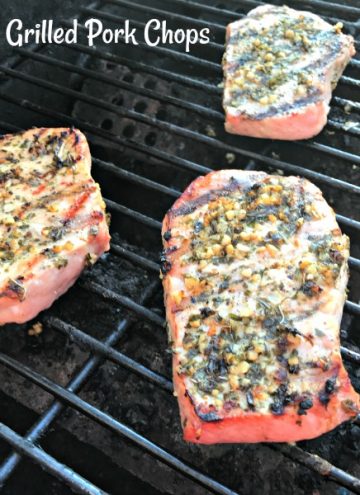 Lemon Basil Grilled Pork Chops are bursting with flavor from the quick 20 minute marinade and then grilled to perfection. Healthy, tender, and moist; this pork chop recipe is perfect for everyday dinner.