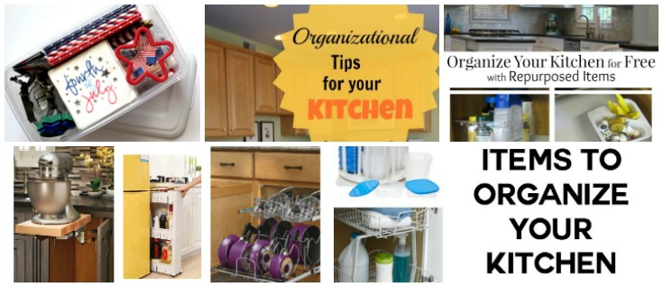 What makes your kitchen great isn't how large it is or the fancy appliances, it's all about organization. Here are a few easy and affordable tips to organize your kitchen so that you can love getting in there and cooking.