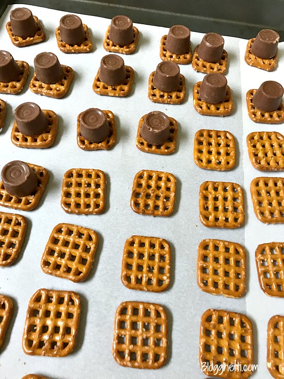 Pretzel Rolo Turtles are simple and delicious with only three ingredients and three easy steps. They're a gooey, chocolaty, sweet & salty crunchy treat that everyone will love.