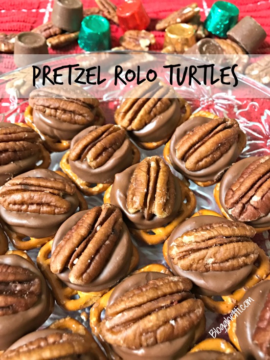 Pretzel Rolo Turtles are simple and delicious with only three ingredients and three easy steps. They're a gooey, chocolaty, sweet & salty crunchy treat that everyone will love.