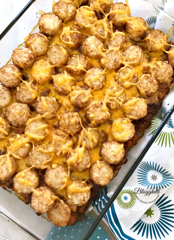 Tator-Tot Sloppy Joe Casserole