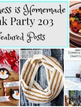 Happiness is Homemade Link Party features for January 14