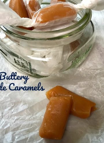 Soft buttery homemade caramels are made with simple ingredients like sugar, butter, light corn syrup, and sweetened condensed milk. The result is a delicious soft caramel candy that is perfect for the sweet-tooth cravings or gift-giving.