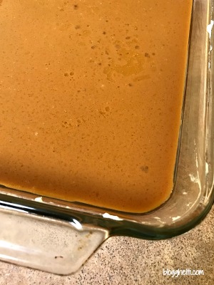 Soft Buttery Homemade Caramels - cooling