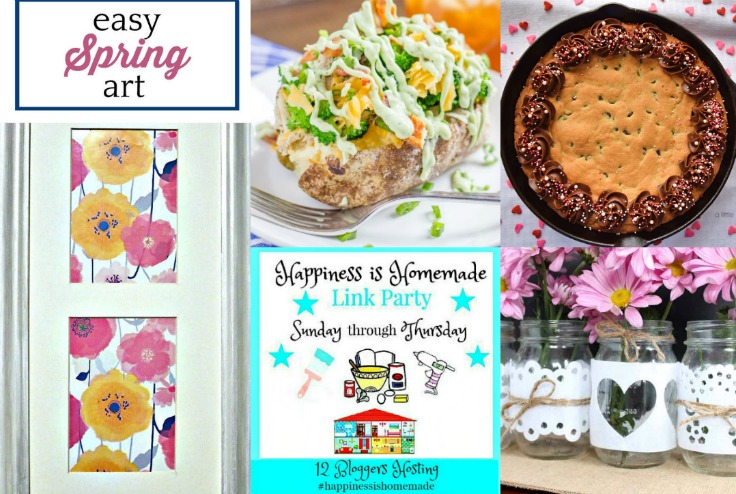 Happiness is Homemade Link Party: Get Ready for Spring!