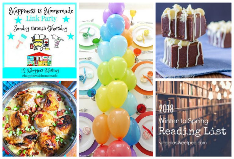 Happiness is Homemade Link Party: Good Reads, Recipes, and More