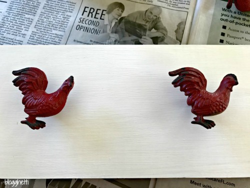 Rooster Wall Hook Rack