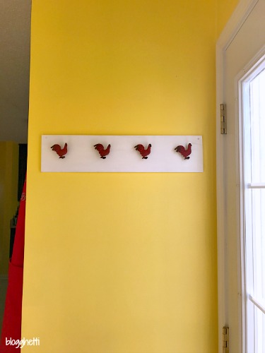 Rooster Wall Hook Rack