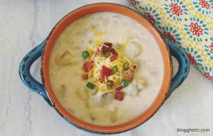 Slow Cooker Creamy Potato Soup, soup, slow cooker