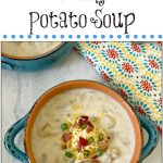 Slow Cooker Creamy Potato Soup, soup, slow cooker